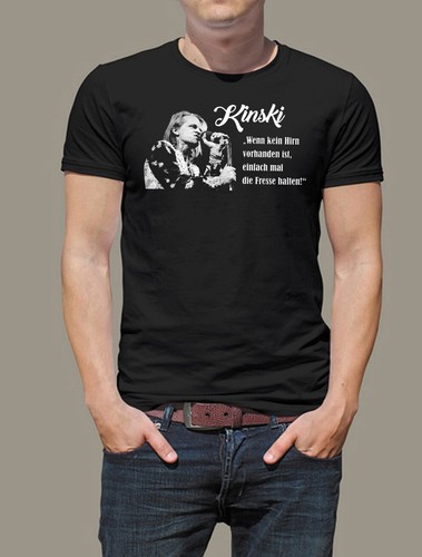 Shirt klaus kinski siebdruck - t-shirt,