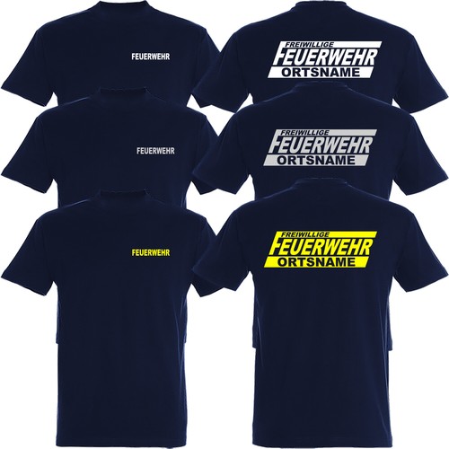 Feuerwehr shirt ortsname - feuerwehr, t-shirt