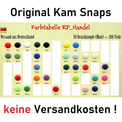 Druckknöpfe original kam - original,
