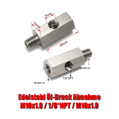 Metrischer edelstahl adapter - edelstahl,