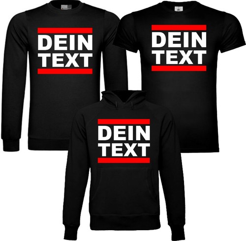 Shirt dein text druck hip - t-shirt,