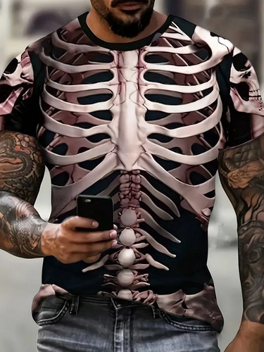 Herren shirt druck - herren, 3d